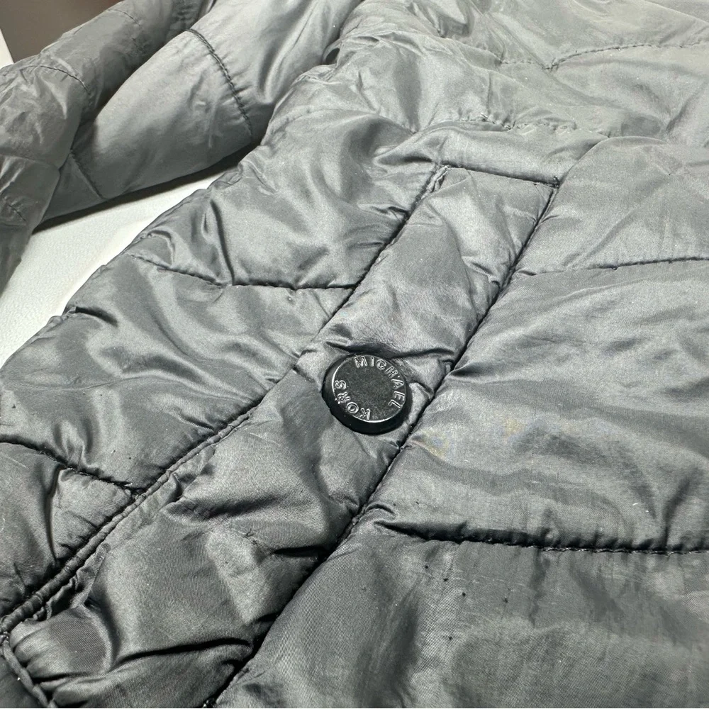 Michael Kors Quilted Hooded Puffer Coat